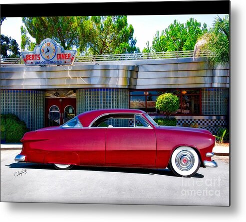 Auto Metal Print featuring the photograph 1941 Ford Custom Victoria by Dave Koontz