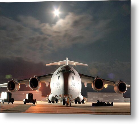 Lockheed C-130 Hercules Metal Print featuring the photograph Lockheed C-130 Hercules #2 by Jackie Russo