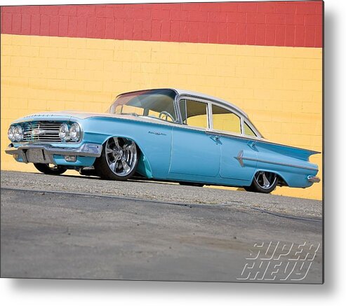 Lowrider Metal Print featuring the digital art Lowrider #2 by Super Lovely