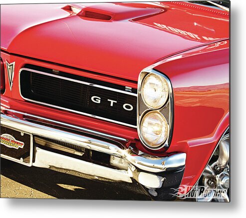 Hot Rod Metal Print featuring the digital art Hot Rod #3 by Maye Loeser