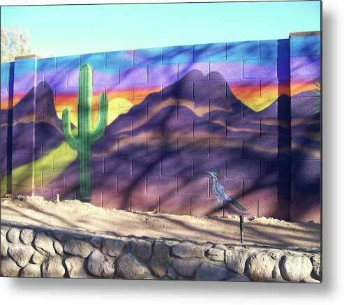  Metal Print featuring the painting Outside Mural #3 by Kathleen Heese