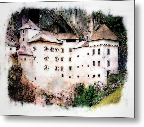 Croatia Metal Print featuring the photograph Predjama Castle, Predjama Slovenia #3 by Joseph Hendrix