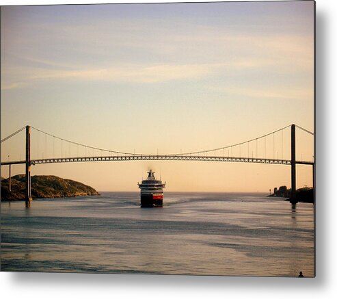 Norway Metal Print featuring the photograph Norway #4 by Paul James Bannerman