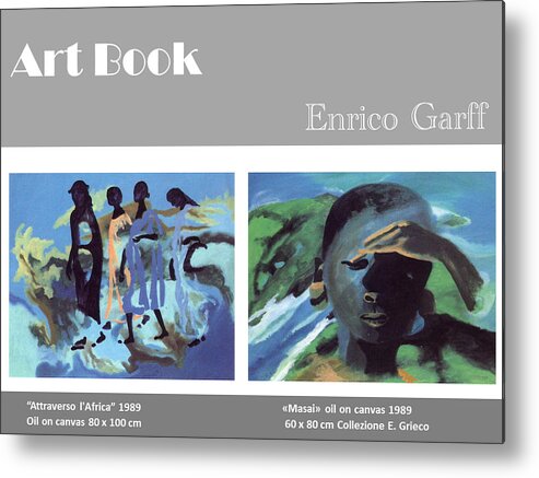 Africa Metal Print featuring the painting Art Book by Enrico Garff