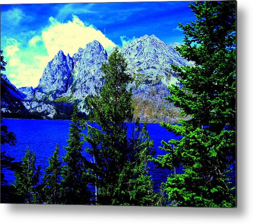 Lakeview Metal Print featuring the photograph Yellowstone Park #6 by Aron Chervin