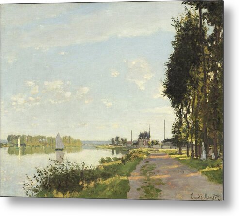 Impressionist Metal Print featuring the painting Argenteuil by Claude Monet