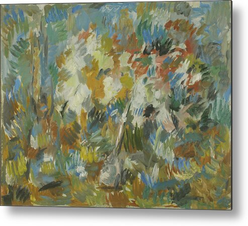 Bouquet Metal Print featuring the painting Flowers #6 by Robert Nizamov