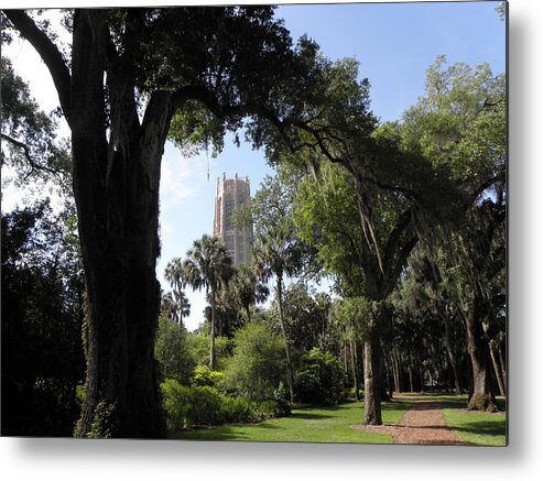 Bok Tower Metal Print featuring the photograph A Path To The Tower by Kim Galluzzo Wozniak
