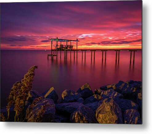 Bay Metal Print featuring the photograph A Southern Kind of Christmas by Brad Boland