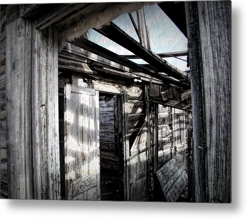 Homestead Metal Print featuring the digital art Abandoned Homestead 19 by Cathy Anderson