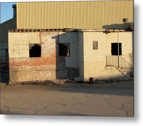 Industry Metal Print featuring the photograph Abandoned Industrial Site #1 by Scott Kingery