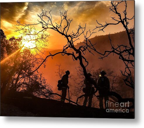 Photography Metal Print featuring the photograph After the Fire by Chris Tarpening