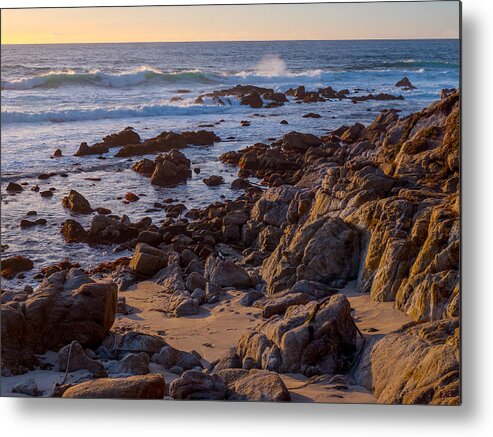 Beachscape Metal Print featuring the photograph Afternoon Light at Carmel Point by Derek Dean