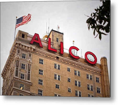 Alico Metal Print featuring the photograph Alico Building Sign by Buck Buchanan