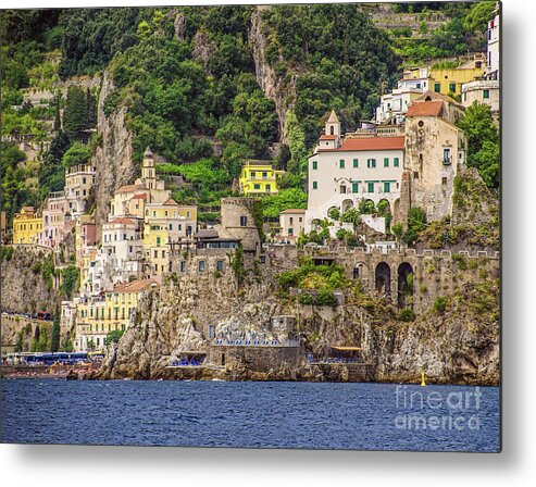 Amalfi Coast Metal Print featuring the photograph Amalfi Coast 2 by Maria Rabinky