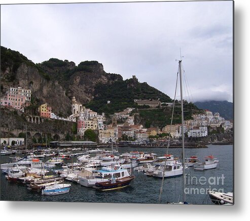 Amalfi Metal Print featuring the photograph Amalfi Coast by Judy Kirouac
