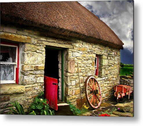 Cottage Metal Print featuring the digital art Another Time by Vicki Lea Eggen