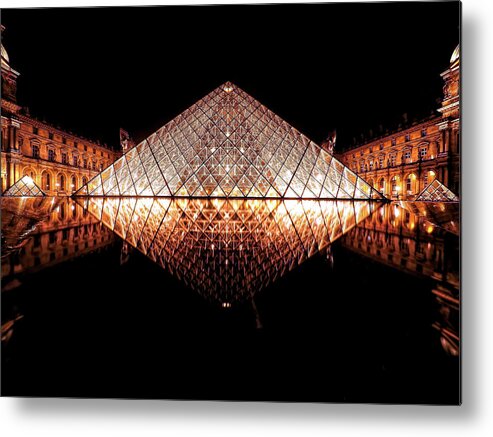 Architectural Metal Print featuring the photograph Architectural symmetry by Lilia S