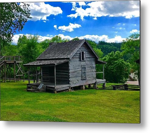 Wolf House Property Metal Print featuring the photograph Arkansas travels by Dottie Visker