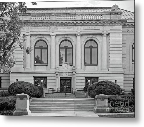 Augustana College Metal Print featuring the photograph Augustana College Denkmann Memorial Hall by University Icons