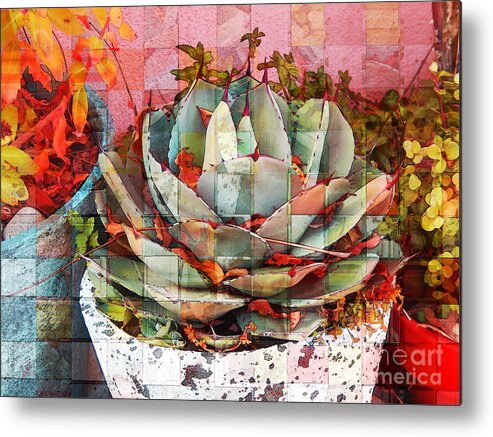 Plant Metal Print featuring the digital art Autumn Delight by Ann Johndro-Collins