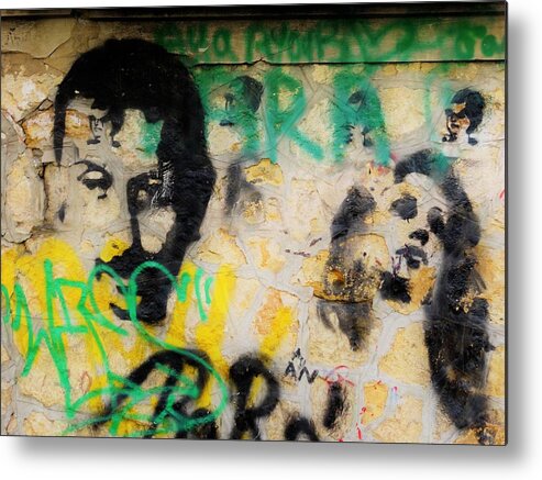 Beirut Metal Print featuring the photograph Beirut Wall Love by Funkpix Photo Hunter