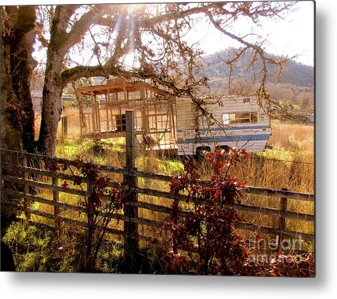 Forgotten Metal Print featuring the photograph Beyond forgetten by Marie Neder