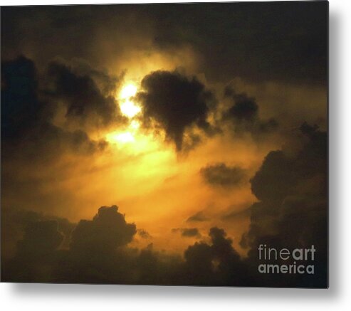 Biblical Florida Sunset Photo Metal Print featuring the photograph Biblical Sunset by Robert Birkenes