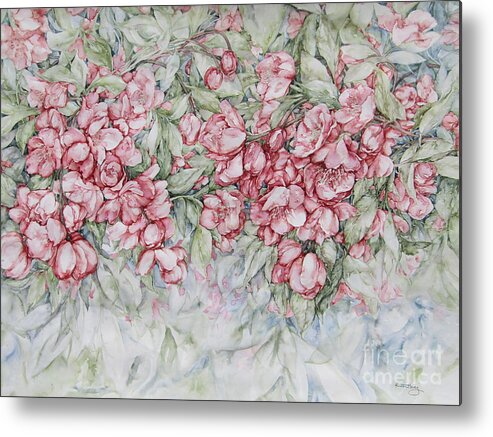 Blossoms Metal Print featuring the painting Blossoms by Kim Tran