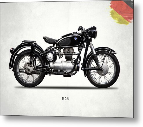 Bmw R26 Metal Print featuring the photograph The R26 Motorcycle by Mark Rogan