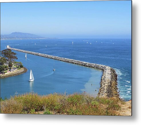 Dana Point Metal Print featuring the photograph Breakwater View by Connor Beekman