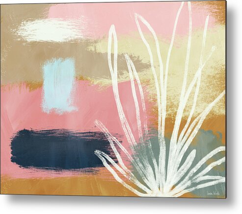Abstract Metal Print featuring the mixed media California Abstract- Art by Linda Woods by Linda Woods