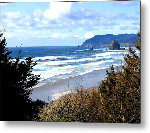 Vista Metal Print featuring the photograph Cannon Beach Vista by Will Borden