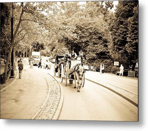 Central Park New York Metal Print featuring the photograph Central Park New York by Mickey Clausen