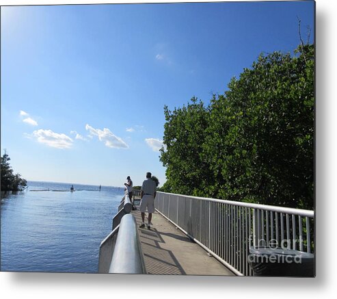 Charlotte Metal Print featuring the photograph Charlotte Fishermen by Frederick Holiday