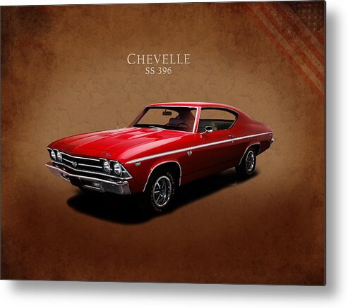 Chevrolet Chevelle Ss 396 Metal Print featuring the photograph Chevrolet Chevelle SS 396 by Mark Rogan