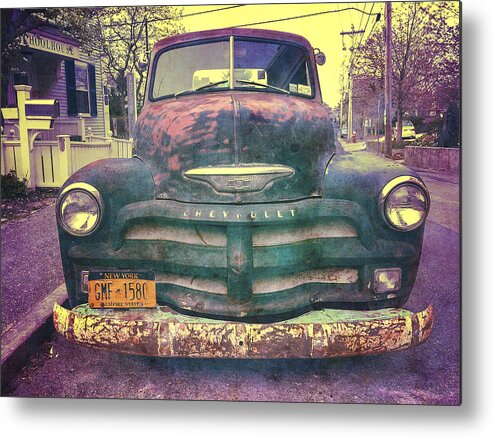 Chevrolet Metal Print featuring the photograph Chevy by Frank Winters