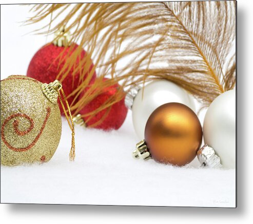 Christmas Metal Print featuring the photograph Christmas Decoration by Wim Lanclus