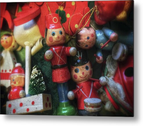 Iphoneography Metal Print featuring the photograph Christmas Trio by Bill Owen