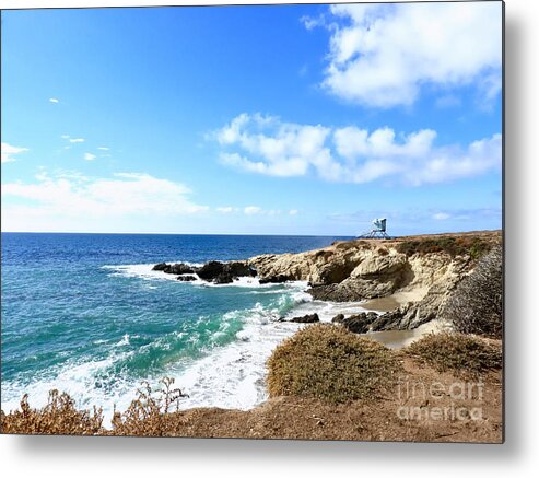 Cliffside Metal Print featuring the photograph Cliffside Watchtower by Beth Myer Photography