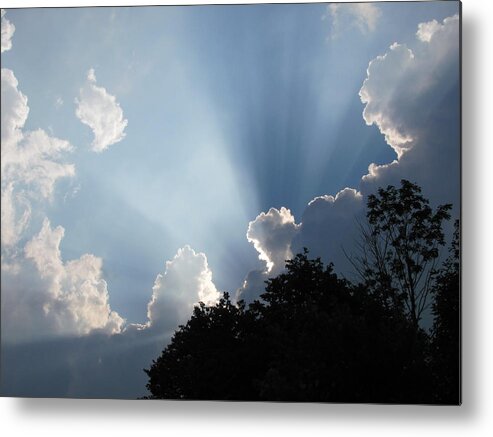 Clouds Metal Print featuring the photograph Clouds 9 by Douglas Pike