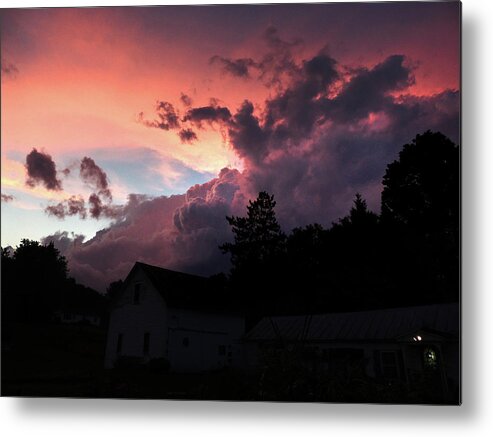 Clouds Metal Print featuring the photograph Clouds After the Storm by Nancy Griswold