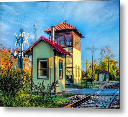Train Metal Print featuring the photograph Cold Springs Station by Nick Zelinsky Jr