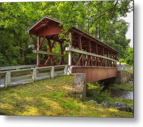 America Metal Print featuring the photograph Colvin Covered Bridge II by Marianne Campolongo