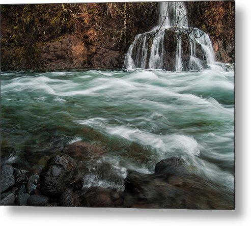 Landscapes Metal Print featuring the photograph Convergence by Steven Clark
