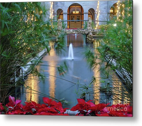 St Augustine Metal Print featuring the photograph Courtyard Garden by D Hackett