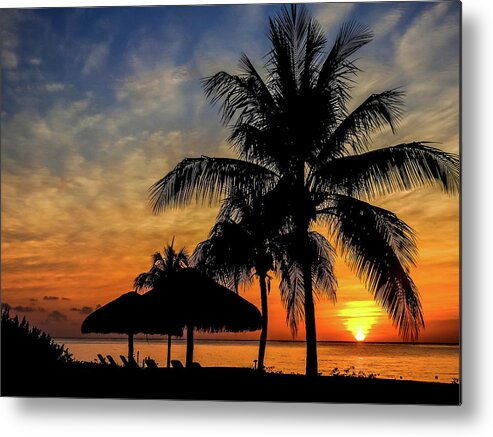 Mexican Metal Print featuring the photograph Cozumel Sunset by Dawn Key