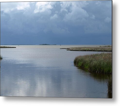Currituck Sound Metal Print featuring the photograph Currituck Sound - 1 by Jeffrey Peterson