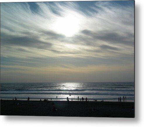 Beach Metal Print featuring the photograph Day at the Beach by Jeff Floyd CA