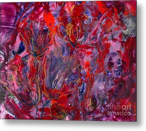  Metal Print featuring the painting Dec 1 by Heather Hennick